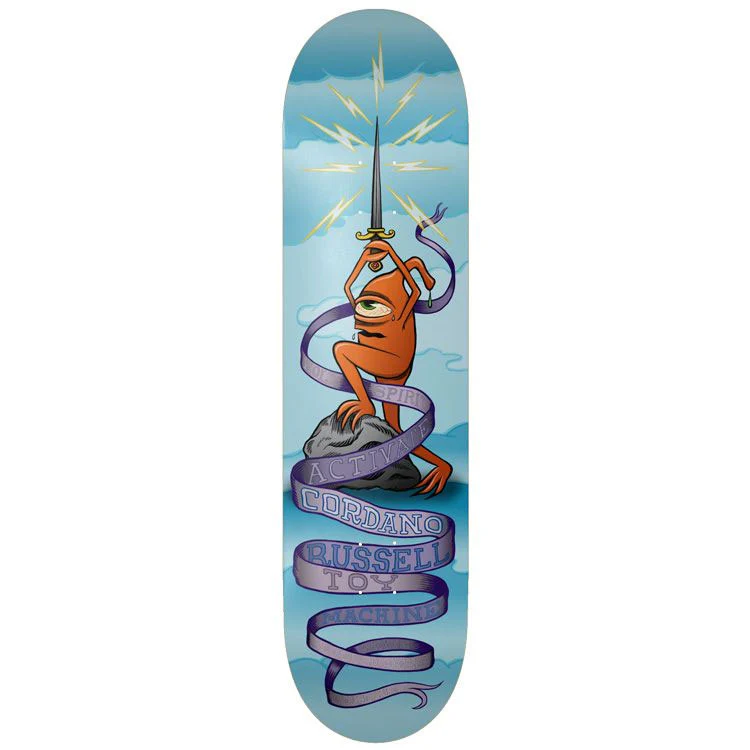 Toy Machine Skateboard Deck Cordano Russell Activate 8.25"