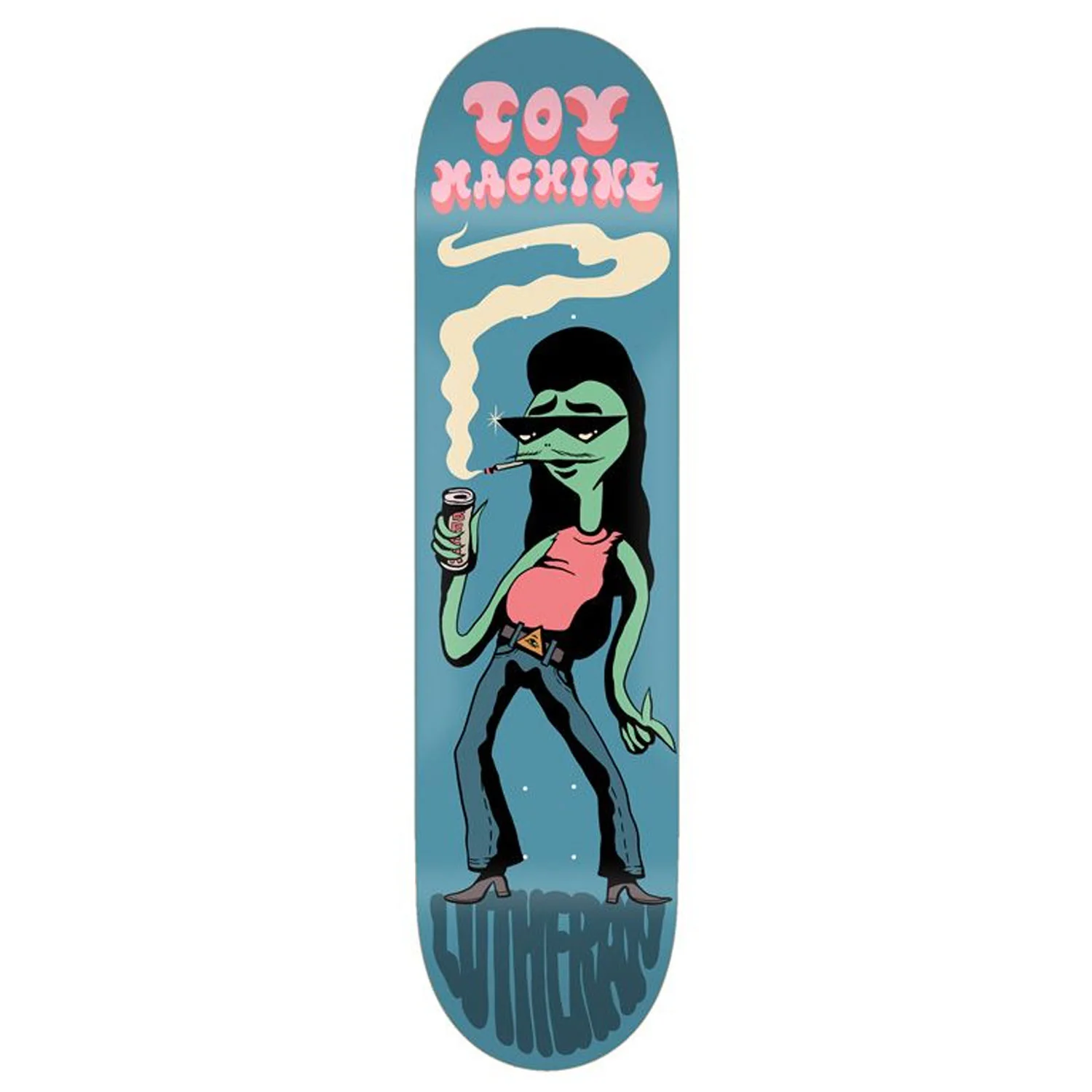 Toy Machine Skateboard Deck Lutheran Stevie Gee 8" x 32"