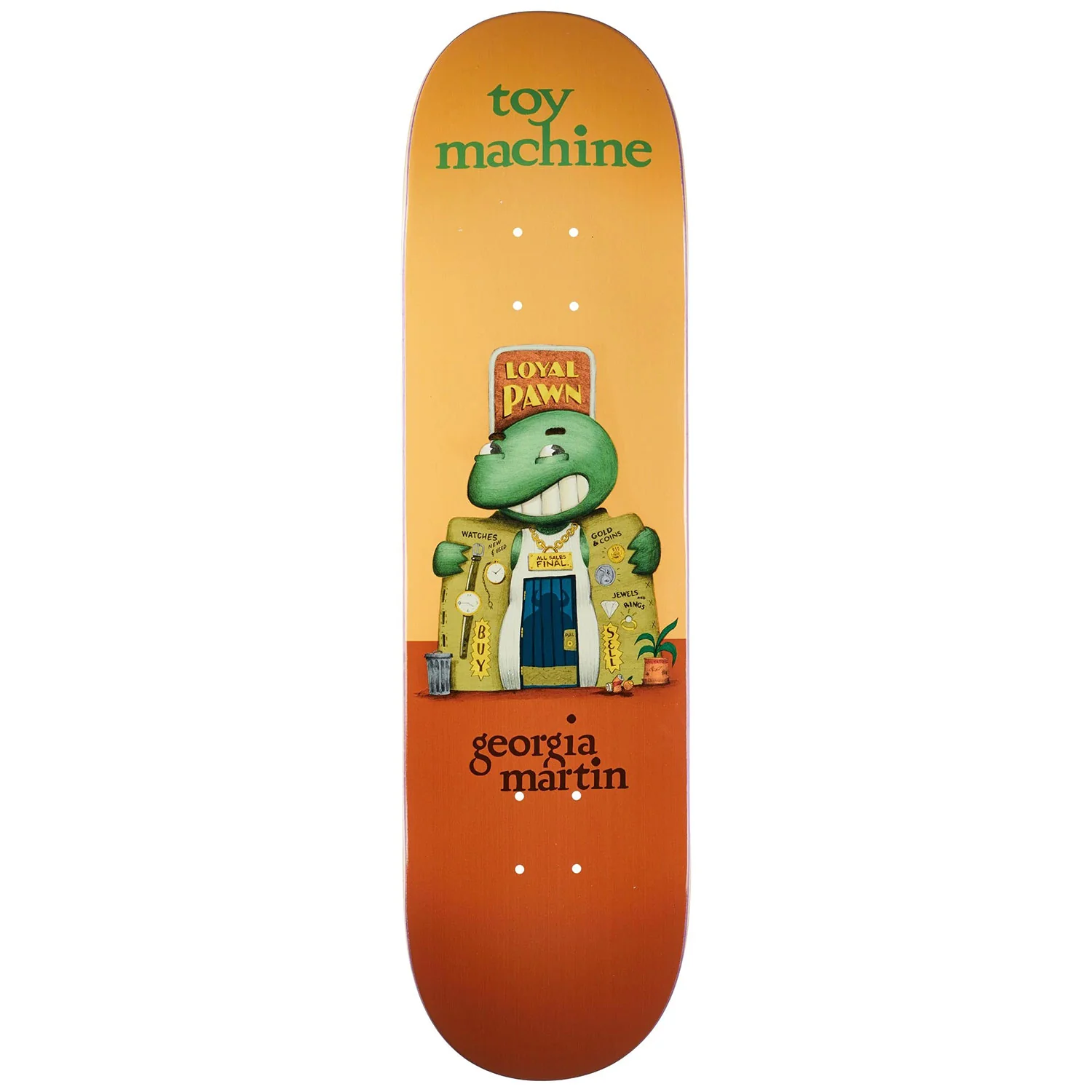 Toy Machine Skateboard Deck Martin Roadside 8.25" x 31.75"