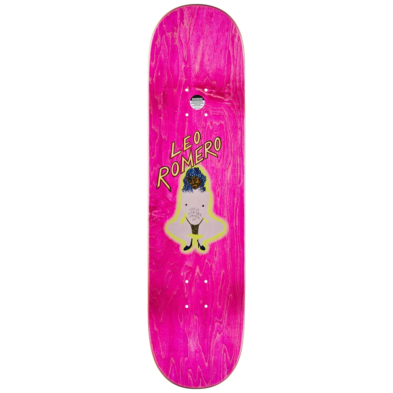 Toy Machine Skateboard Deck Romero Lady Danger 8.25" x 32" - Image 2