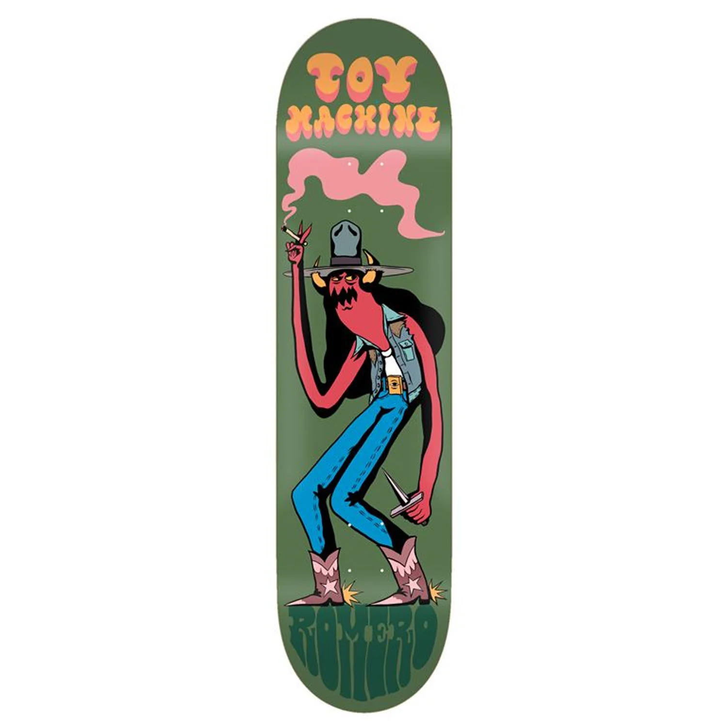 Toy Machine Skateboard Deck Romero Stevie Gee 8.13" x 31.75"