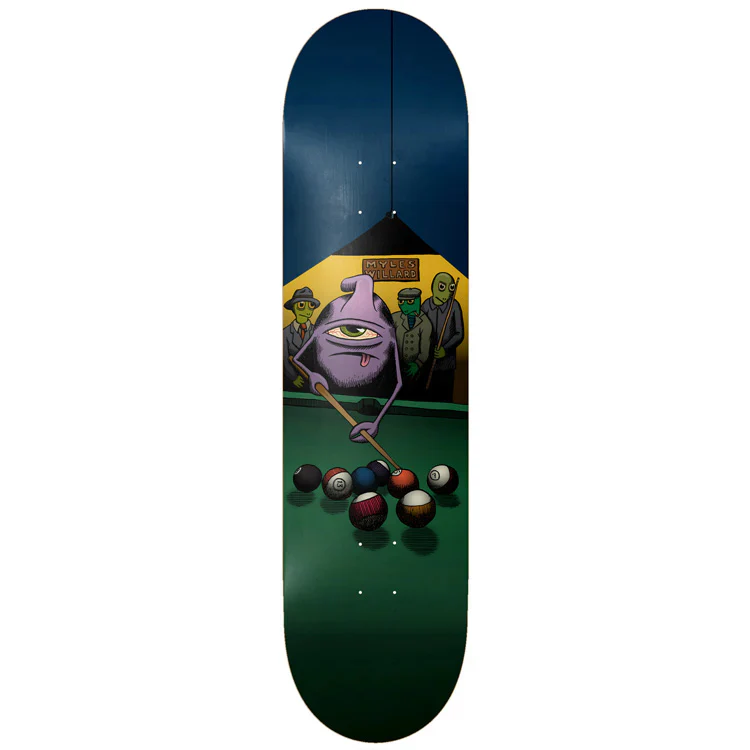 Toy Machine Skateboard Deck Willard Hustler 8.25" x 31.63"
