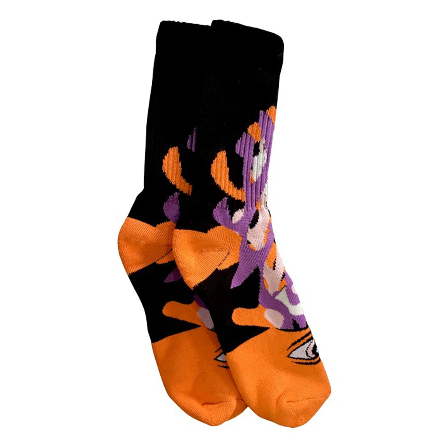 Toy Machine Skateboard Socks Barf Orange (1 Pair)