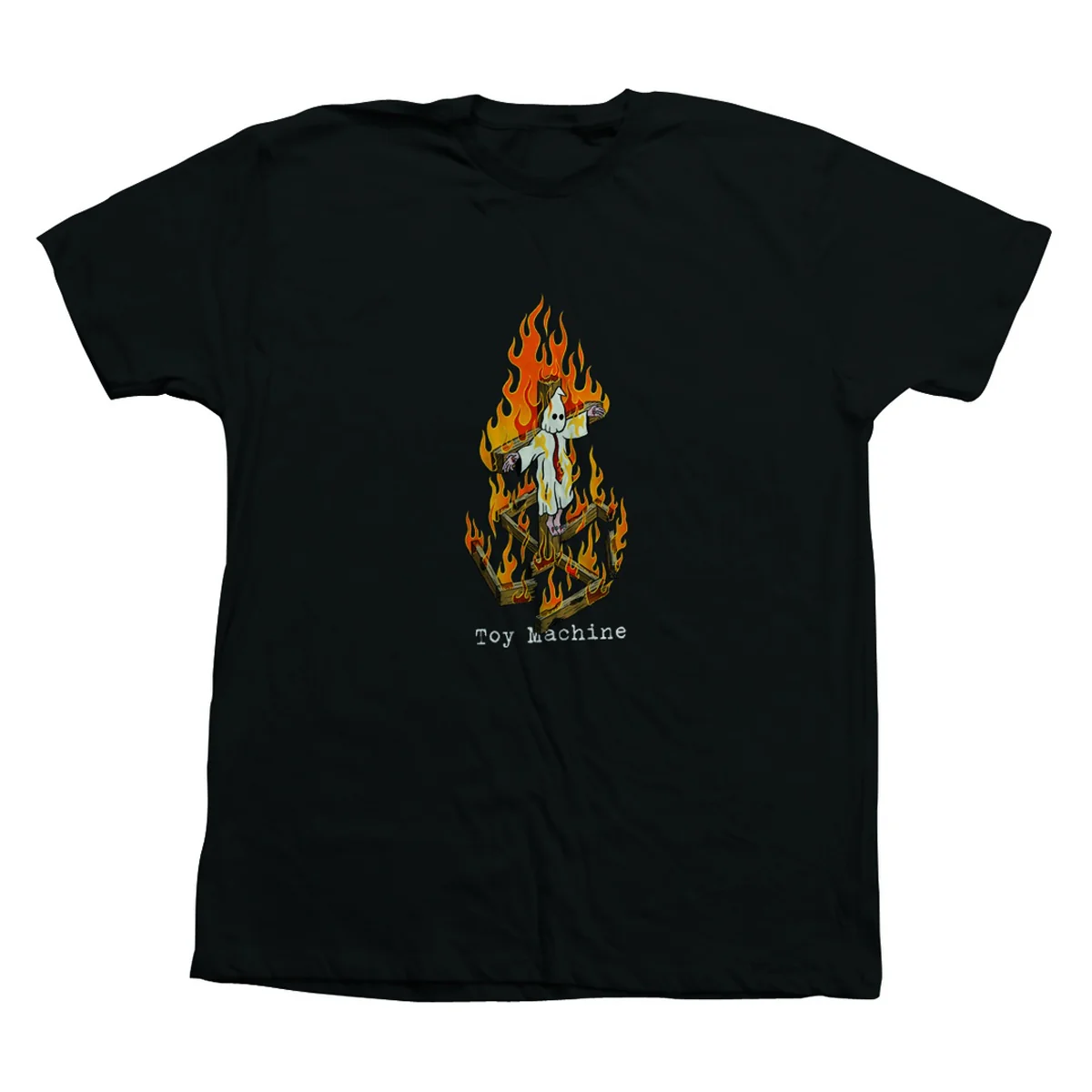 Toy Machine Skateboards Shirt Ed Templeton Charred Cross