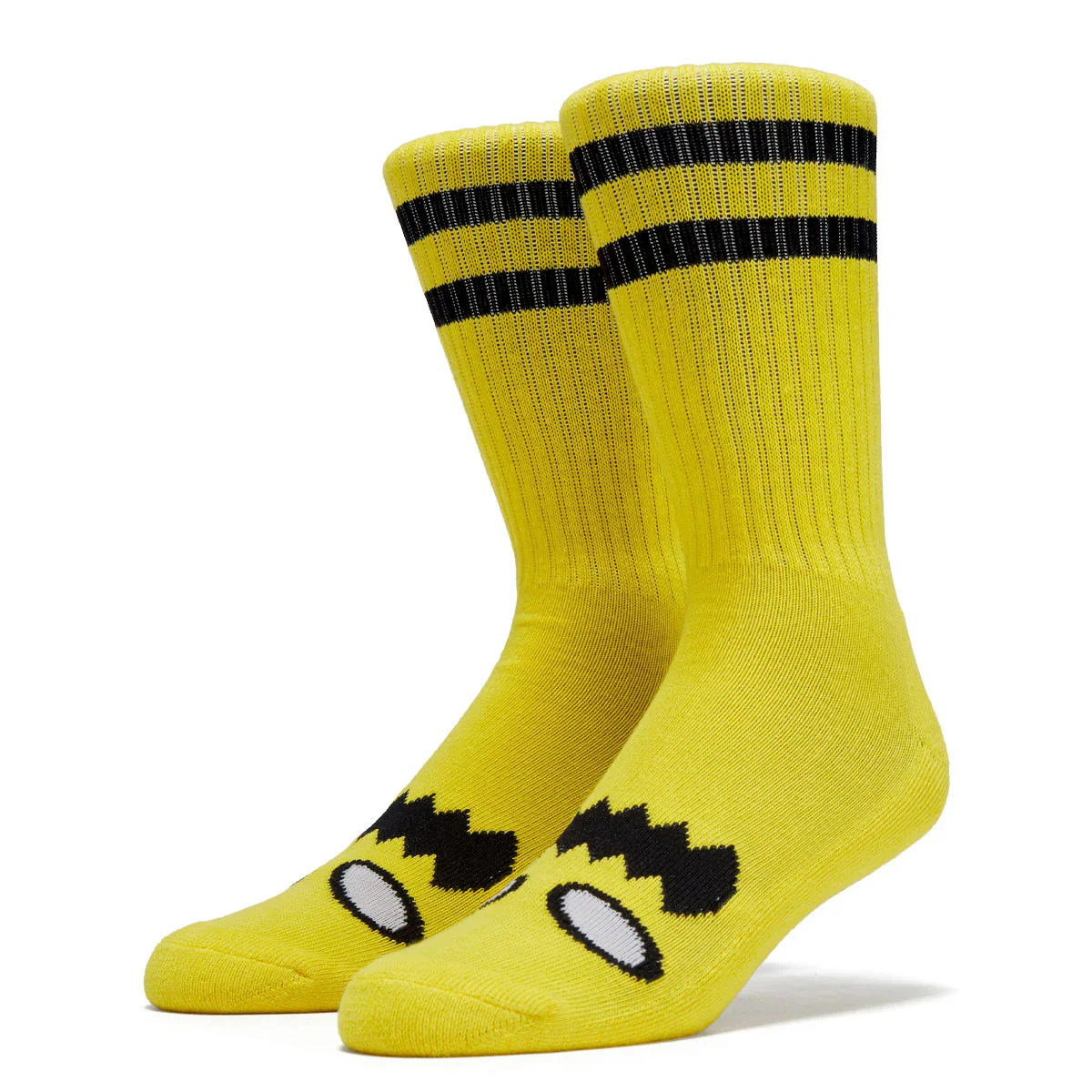 Toy Machine Skateboards Socks Monster Face Yellow - Image 2