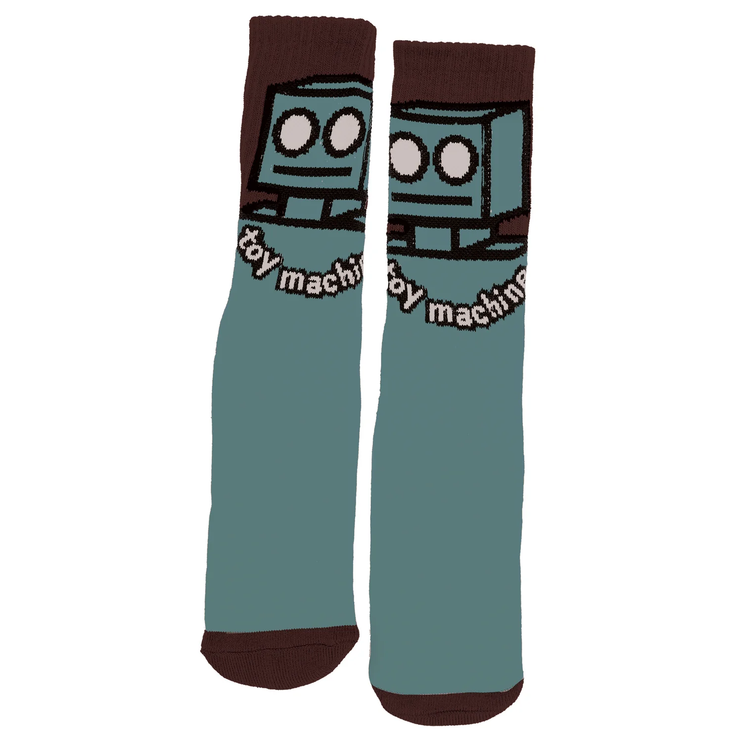 Toy Machine Socks Robot Slate Crew Pair