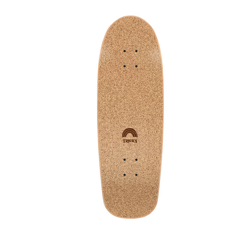 Tricks Kids Skateboard Complete Rainbow Cork Top 8.25" x 25.75" - Image 2