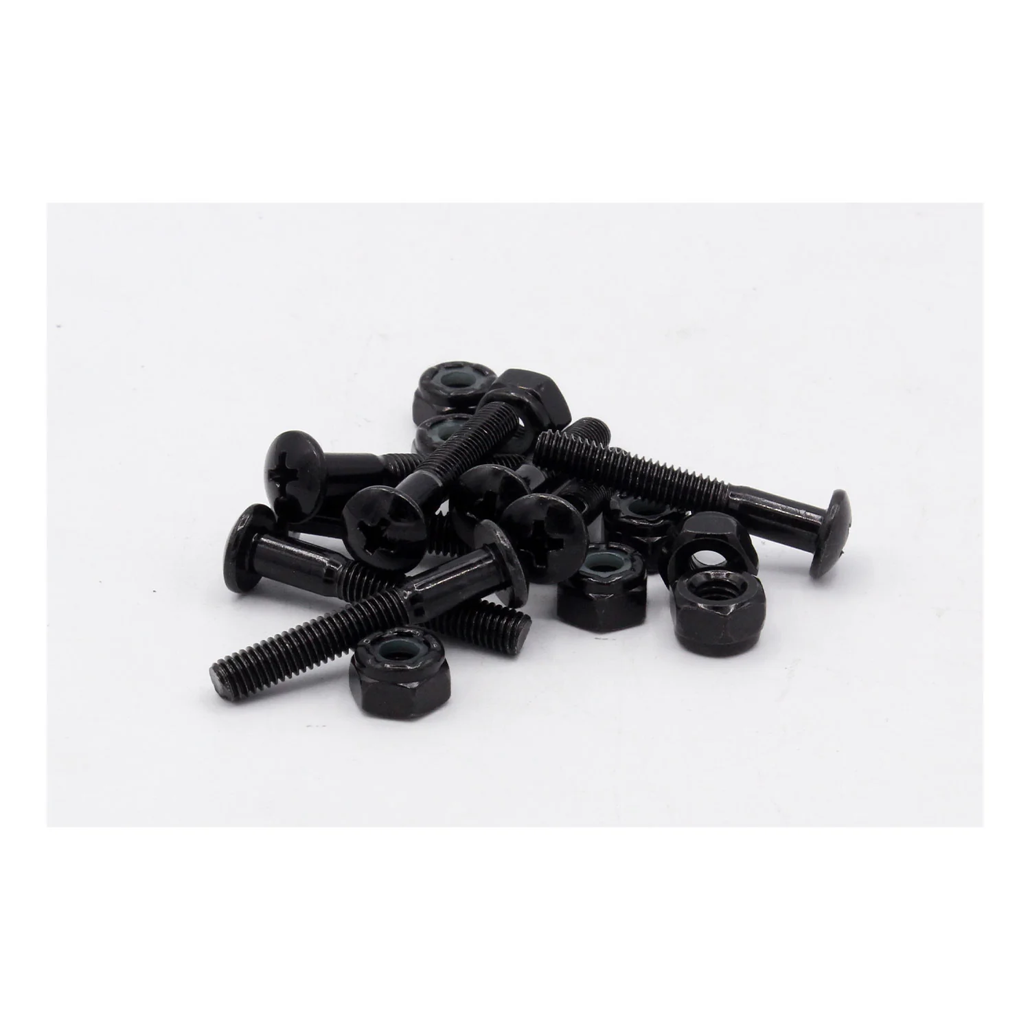 Tripin Skateboard Hardware 1.25" Panhead Black on Black - Image 2