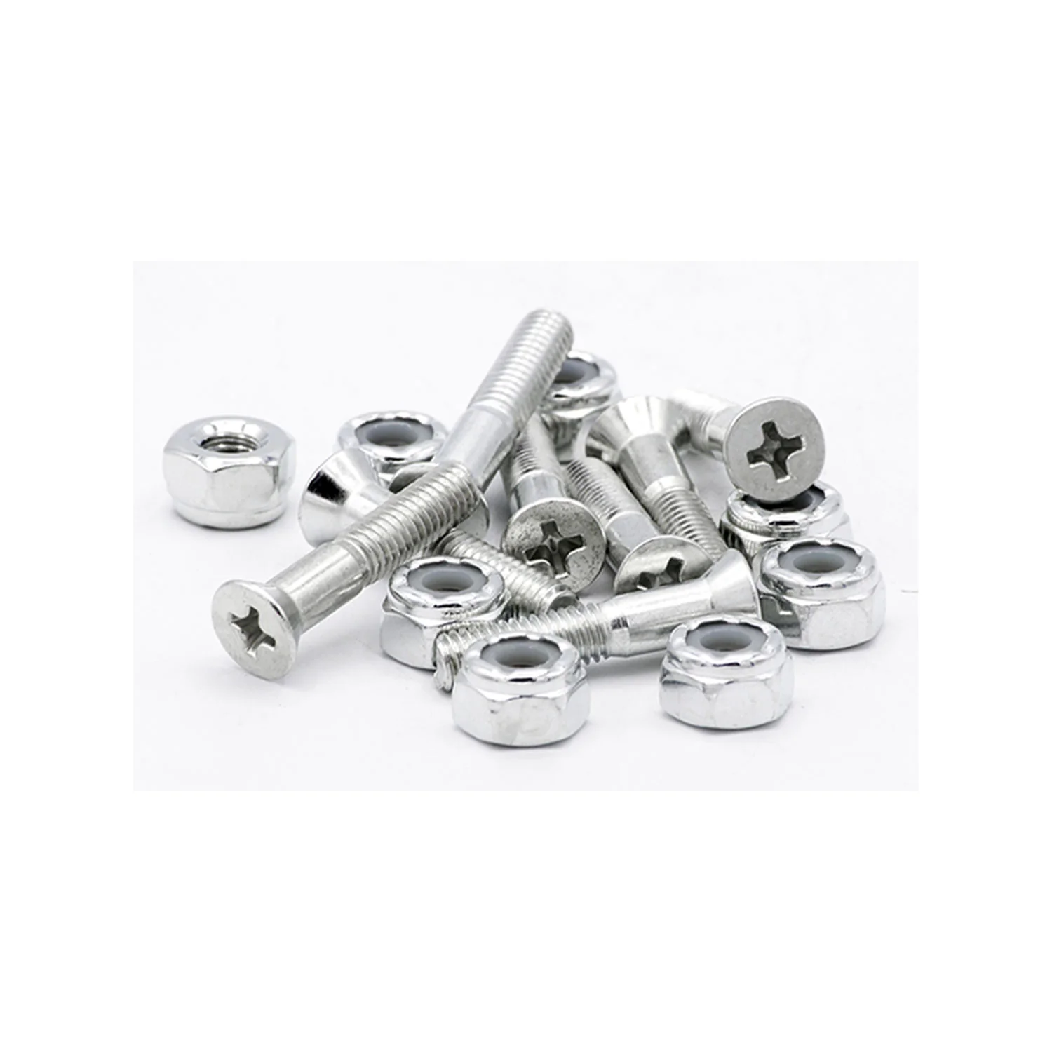 Tripin Skateboard Hardware 1.5" Phillips T-1000s Silver - Image 2