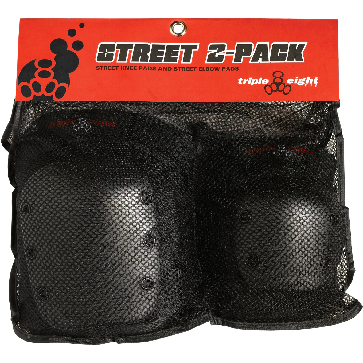 Triple 8 Pad Set Street 2-Pack Black XS - Image 2