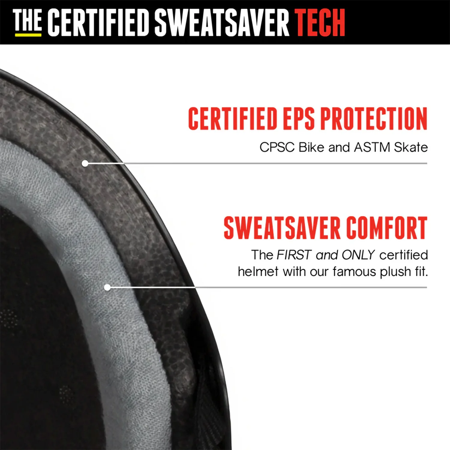 Triple 8 Skateboard Helmet Certified Sweatsaver - Choose Size/Color - Image 3