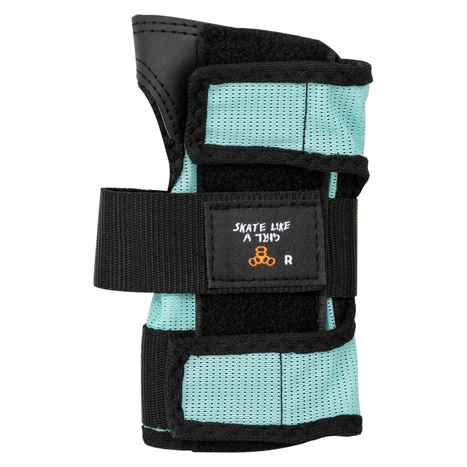 Triple 8 Skateboard Saver 3-Pack Knee/Elbow/Wrist Pads Skate Like a Girl Black/Blue Size JR - Image 3