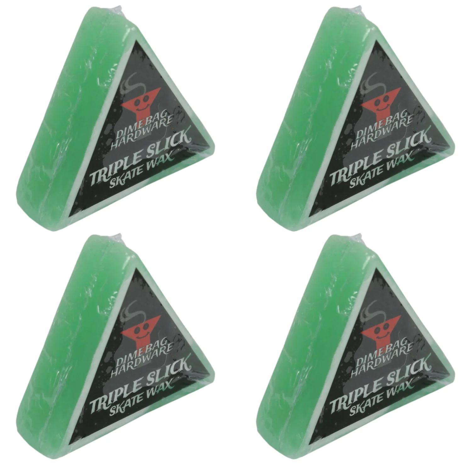Triple Slick Curb Wax Apple 4 Pack