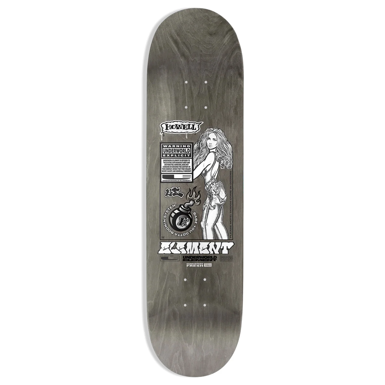 Underworld Element Skateboard Complete Andy Howell Boomin System 8.25" x 32" - Image 2