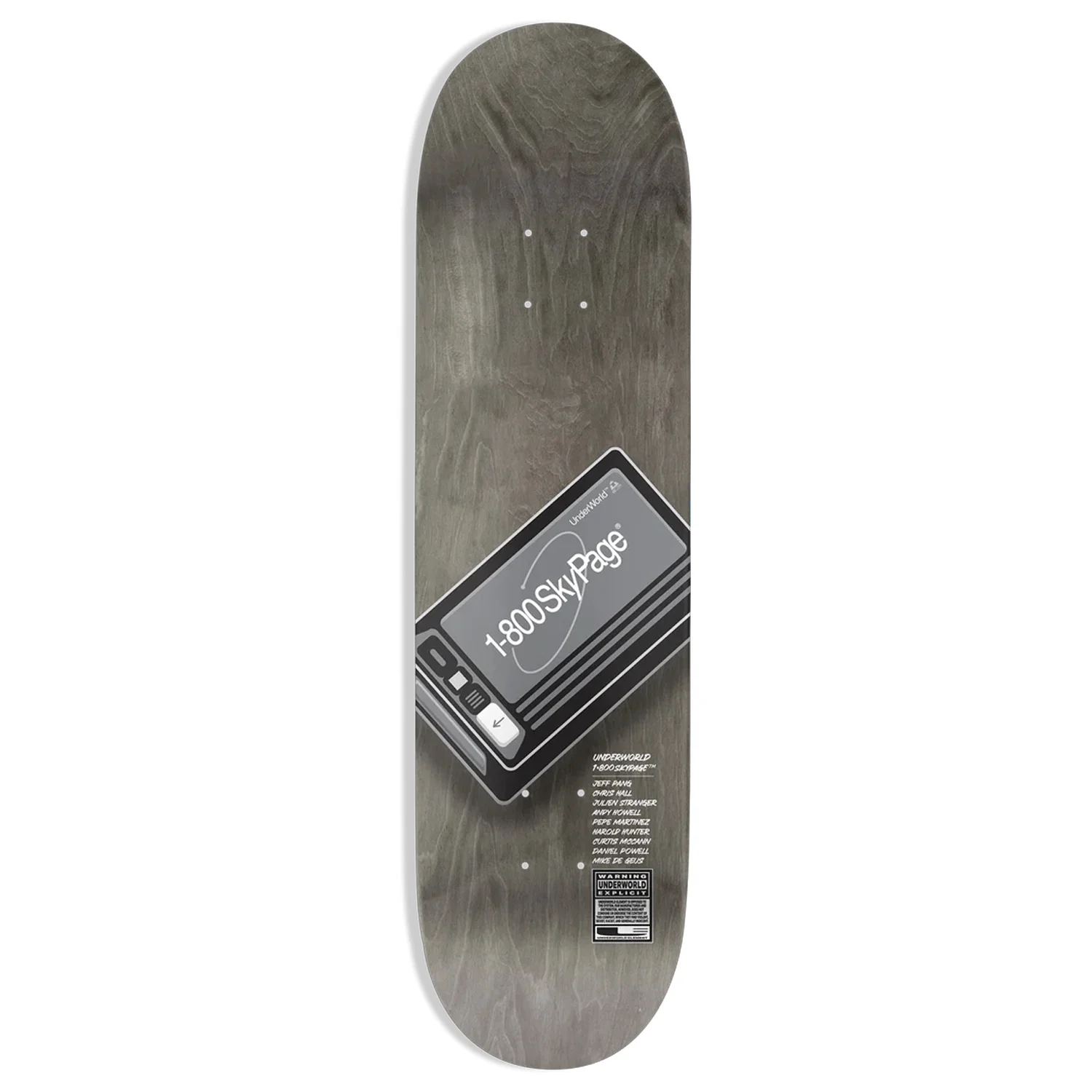 Underworld Element Skateboard Deck SkyPager 8.25" x 32" - Image 2