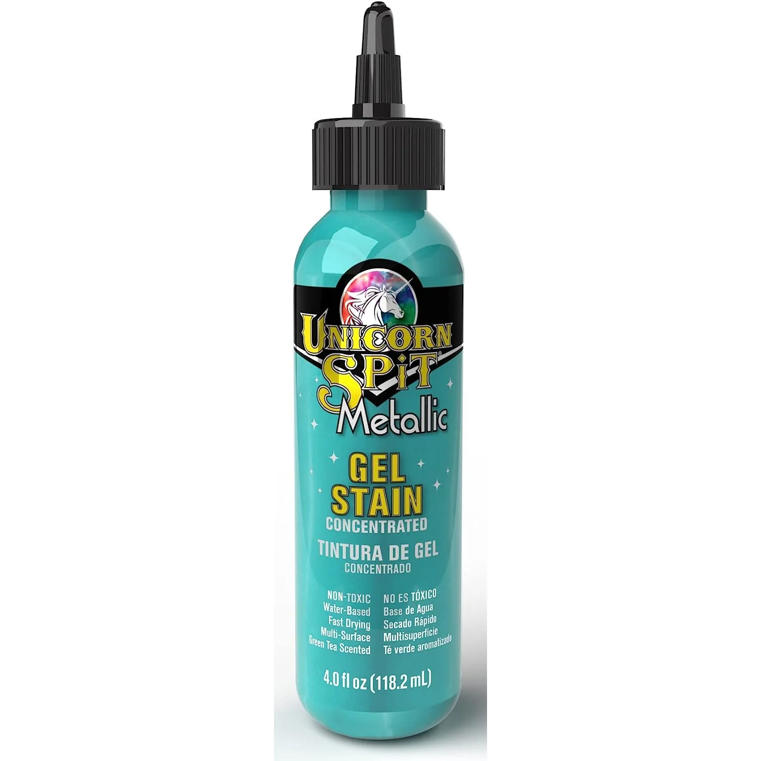 Unicorn Spit Concentrated Gel Stain and Glaze Metallic Poseidon 4.0 Fl Oz