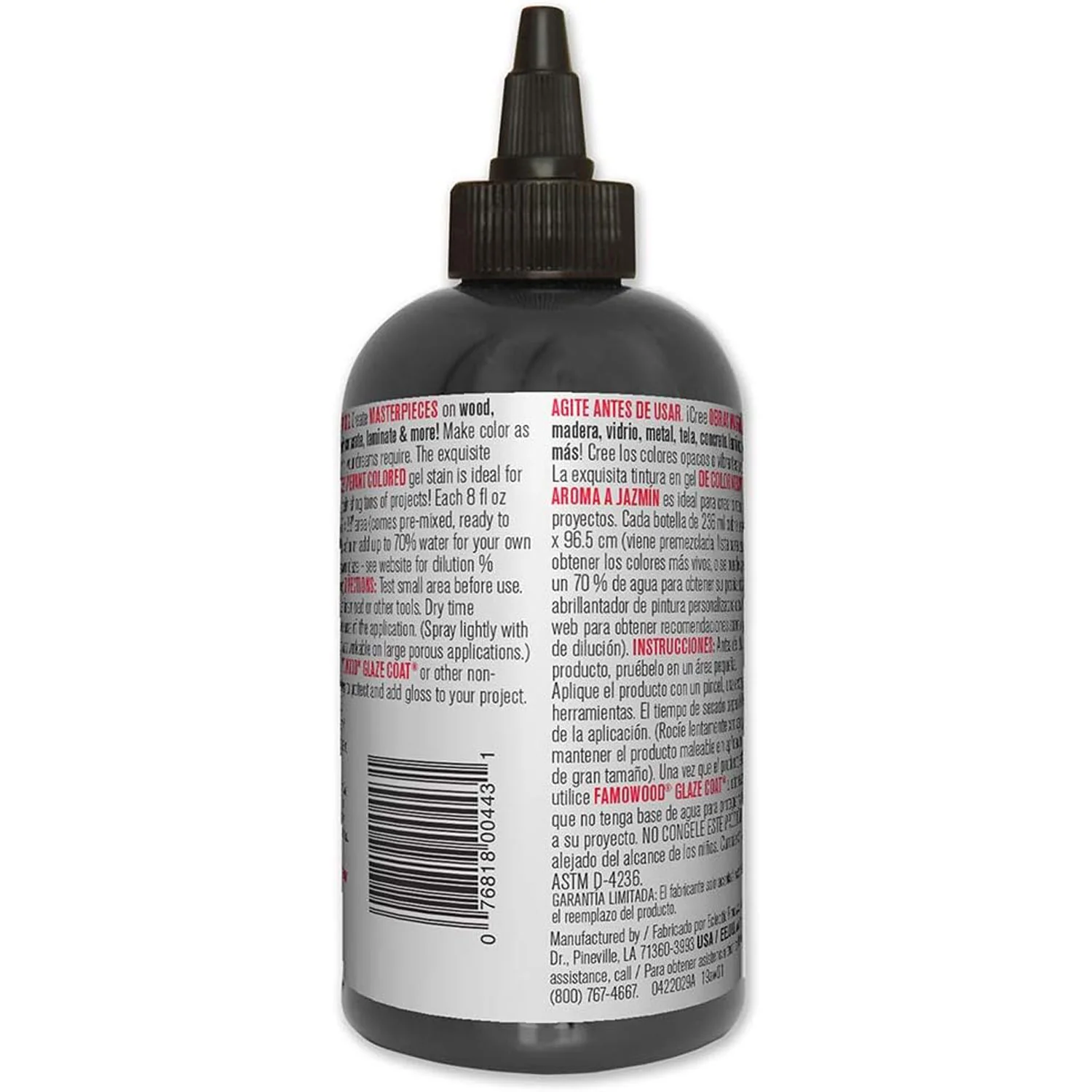 Unicorn Spit Concentrated Gel Stain and Glaze Midnight Blackness 8.0 Fl Oz - Image 2