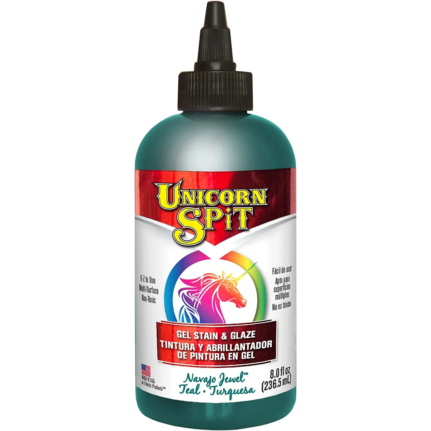 Unicorn Spit Concentrated Gel Stain and Glaze Navajo Jewel 8.0 Fl Oz