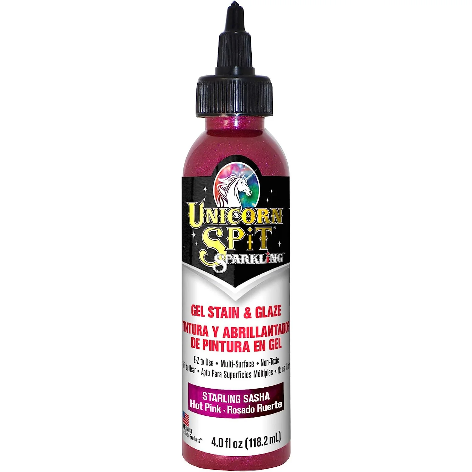 Unicorn Spit Concentrated Gel Stain and Glaze Sparkling Starling Sasha 4.0 Fl Oz