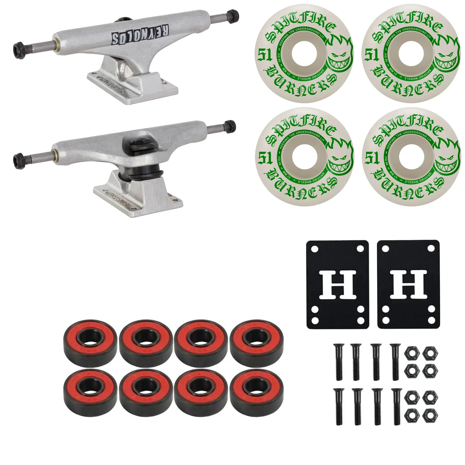 Upgrade Your Skateboard Parts Package - Independent Trucks, Sptifire Wheels, Abec 5 Bearings - Image 22