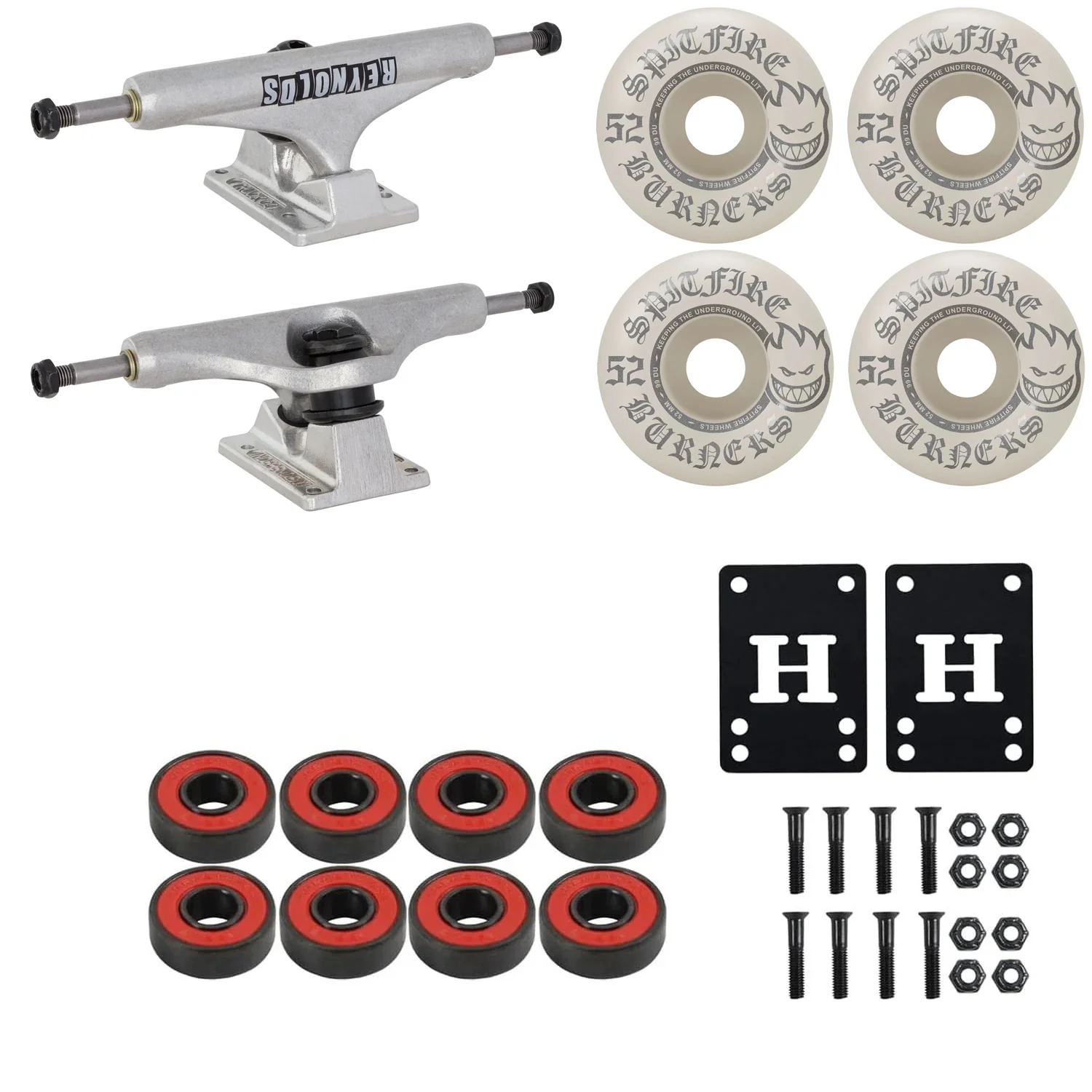 Upgrade Your Skateboard Parts Package - Independent Trucks, Sptifire Wheels, Abec 5 Bearings - Image 6