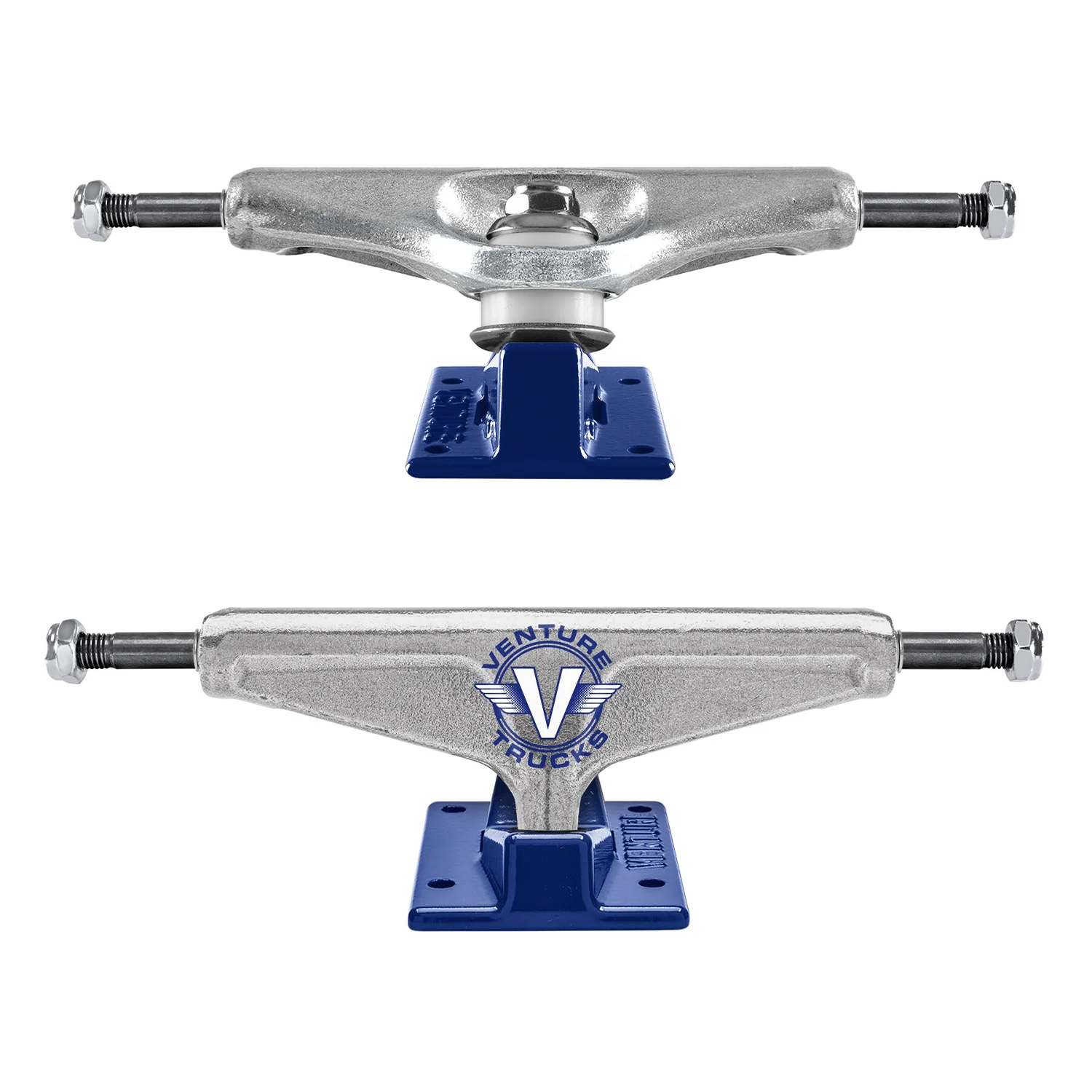 Venture Skateboard Trucks Wings Team Hollow 5.6 (8.25") Polished/Blue