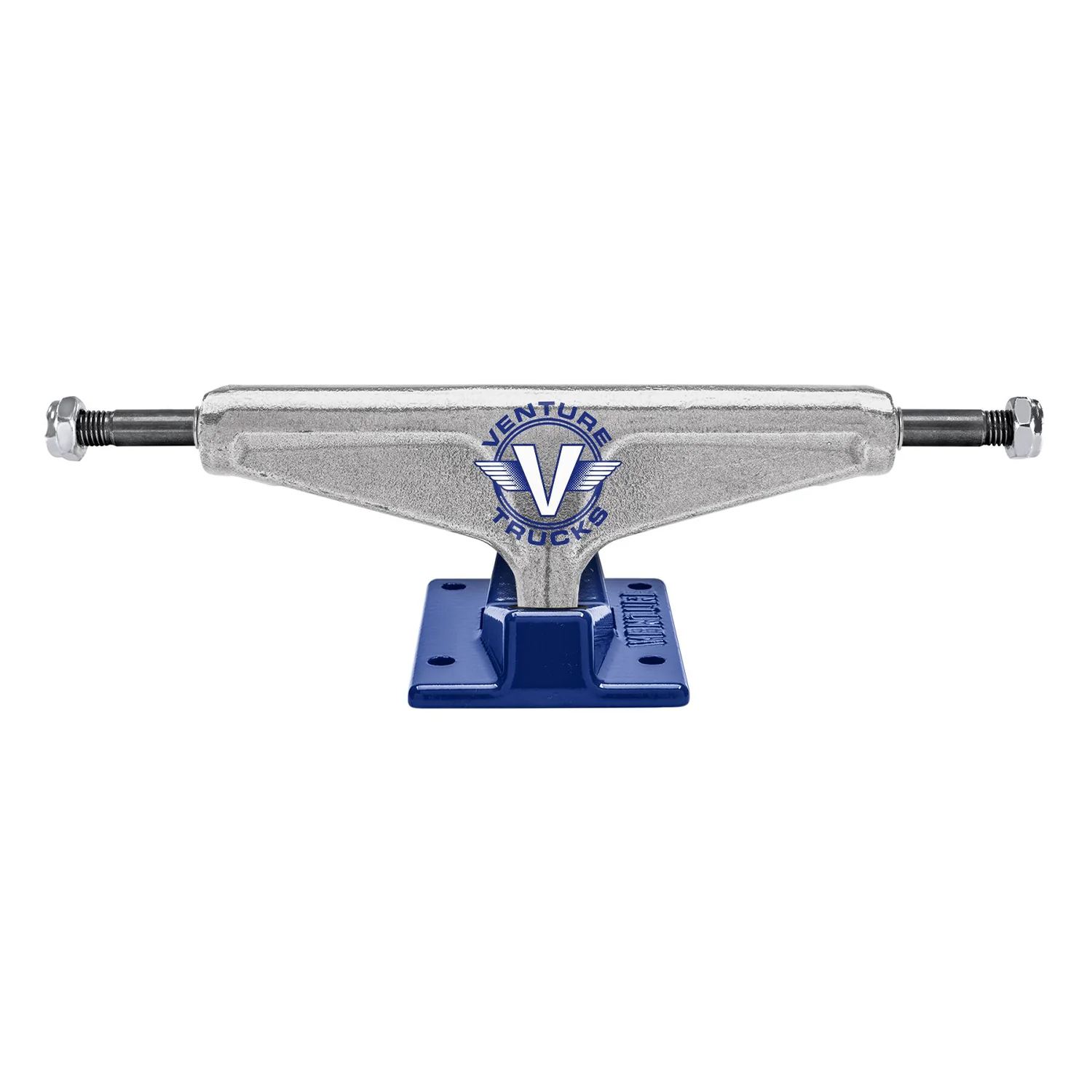 Venture Skateboard Trucks Wings Team Hollow 5.6 (8.25") Polished/Blue - Image 2