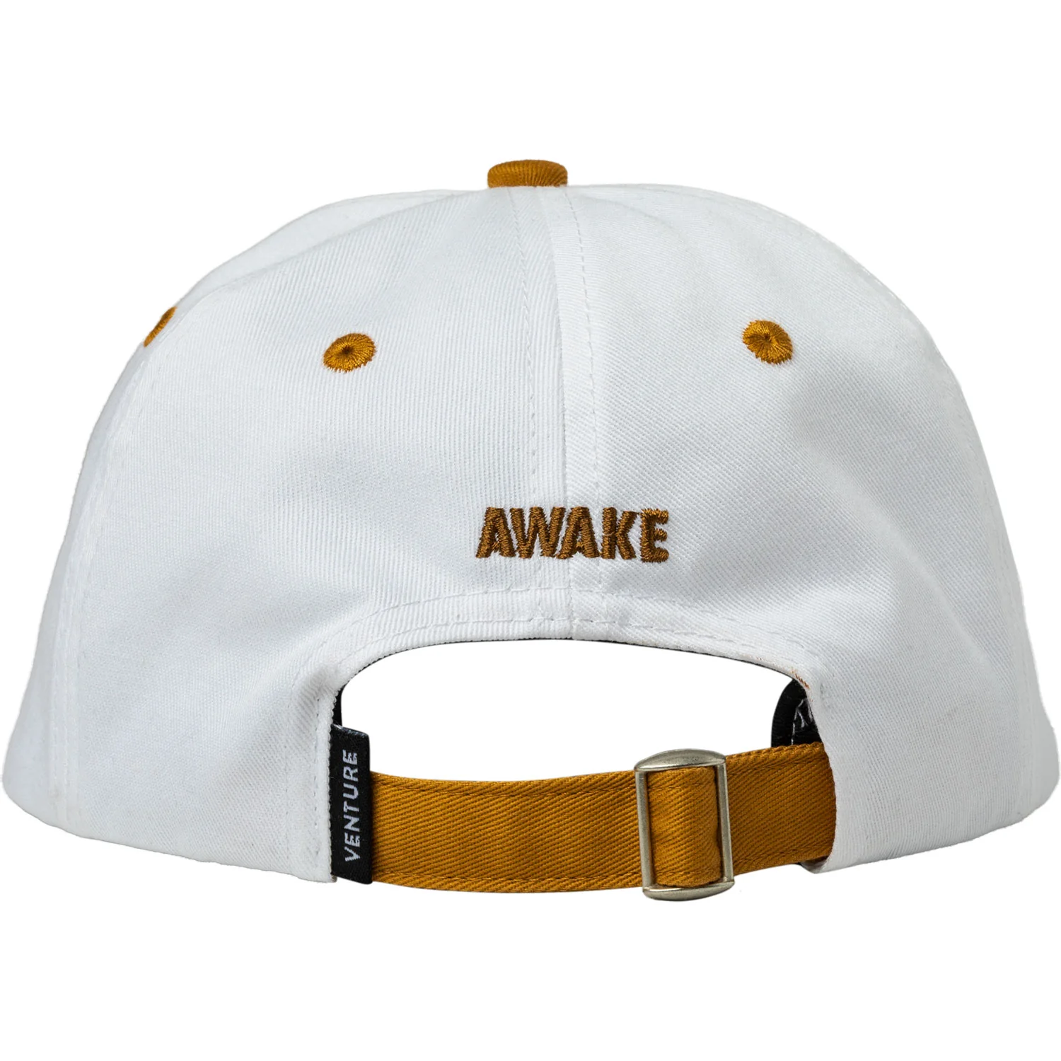 Venture Trucks Hat Emblem Strapback White/Khaki - Image 2