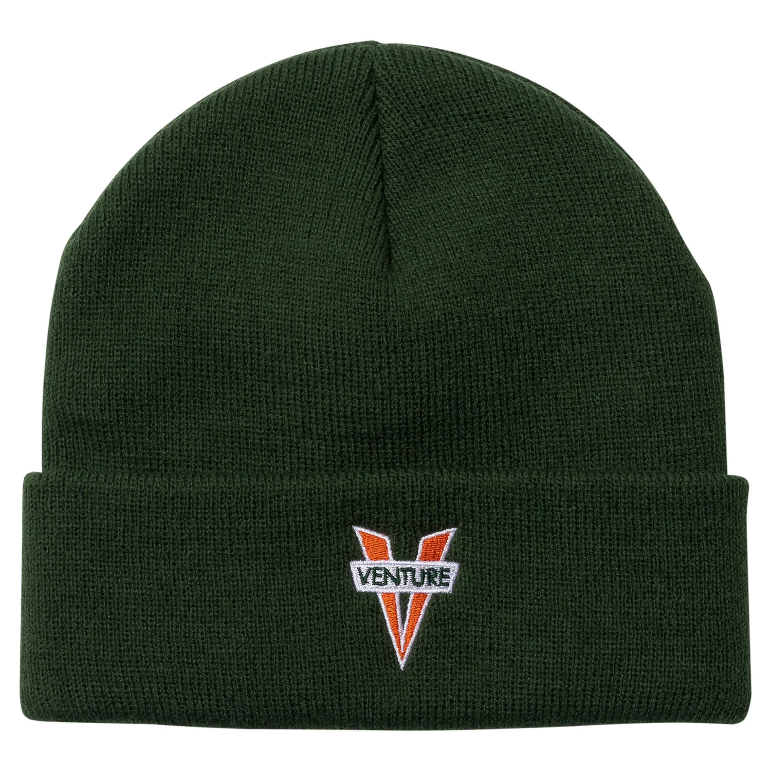 Venture Trucks Skateboard Beanie Heritage Cuff Dark Green