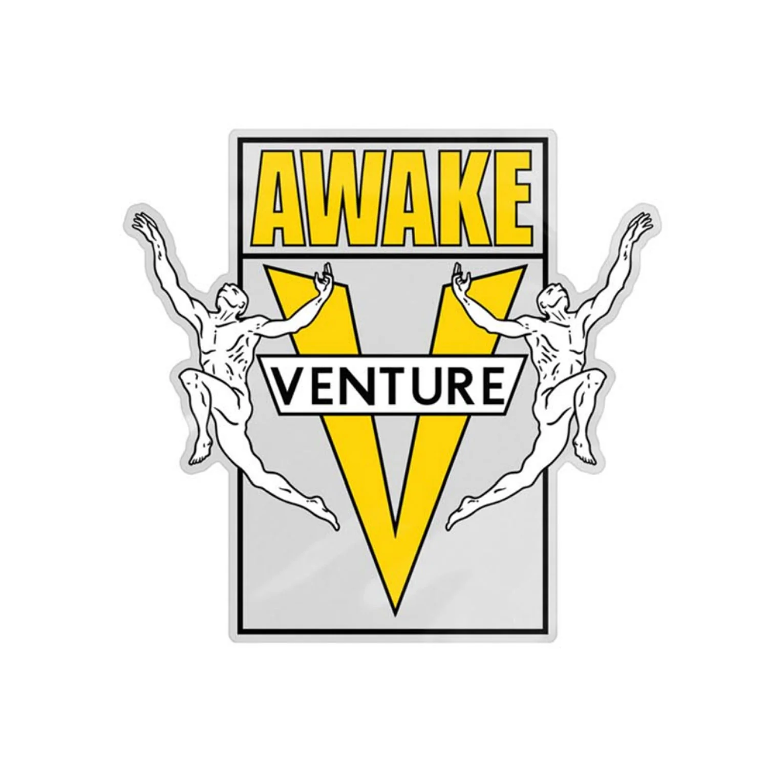 Venture Trucks Skateboard Sticker Venture Trucks '87 Yellow