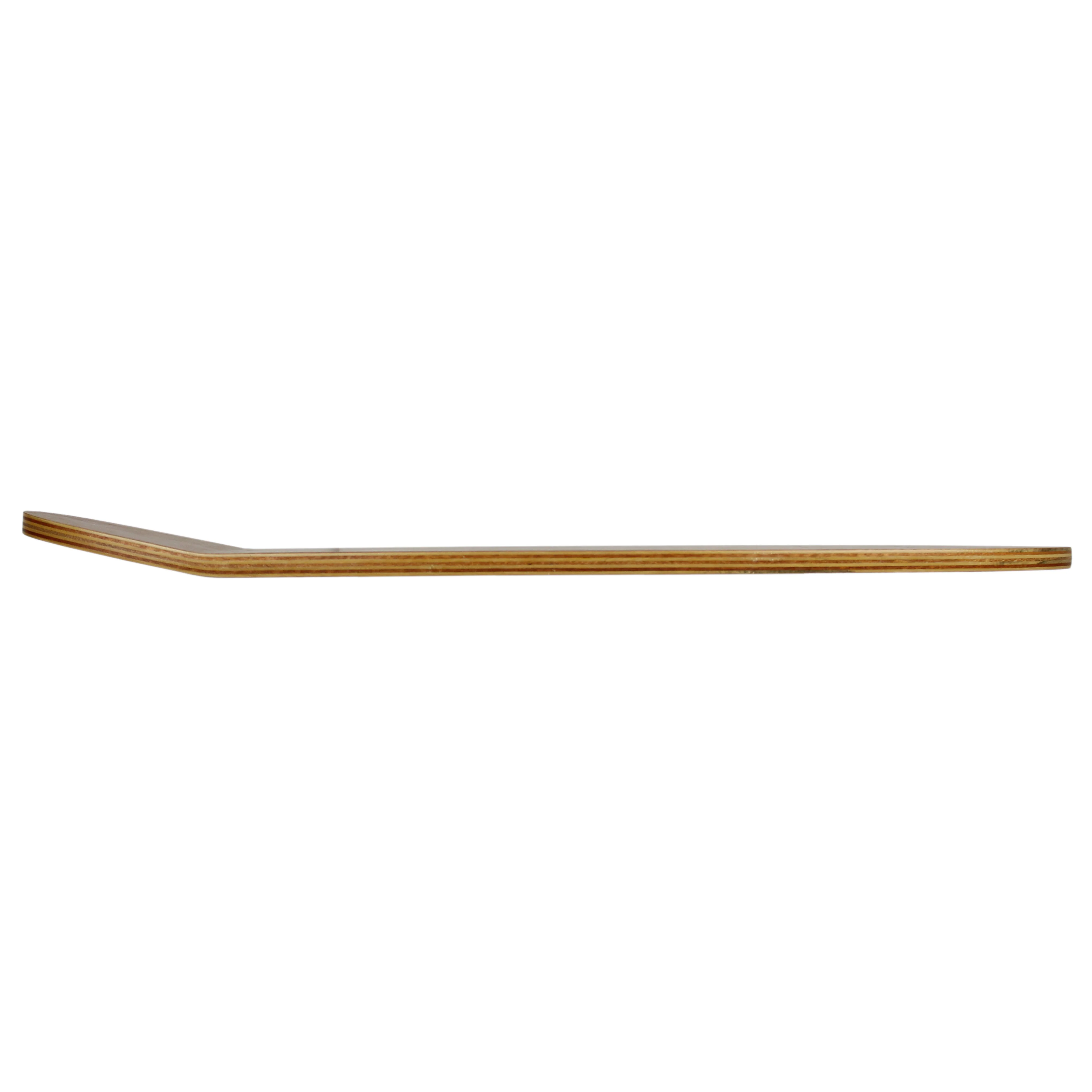 Vintage NOS 1970s MPI Deck Dark Wood Kicktail Cruiser - Image 3