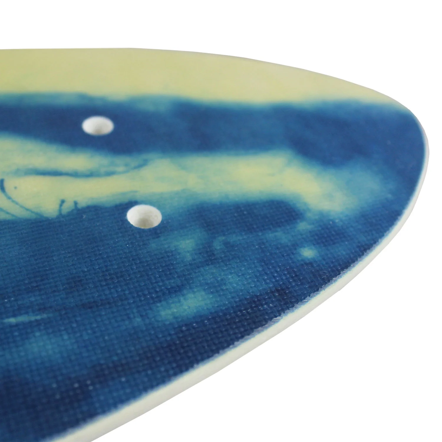 Vintage NOS 1970s MPI Deck Fiberglass Kicktail Blue Marble - Image 4