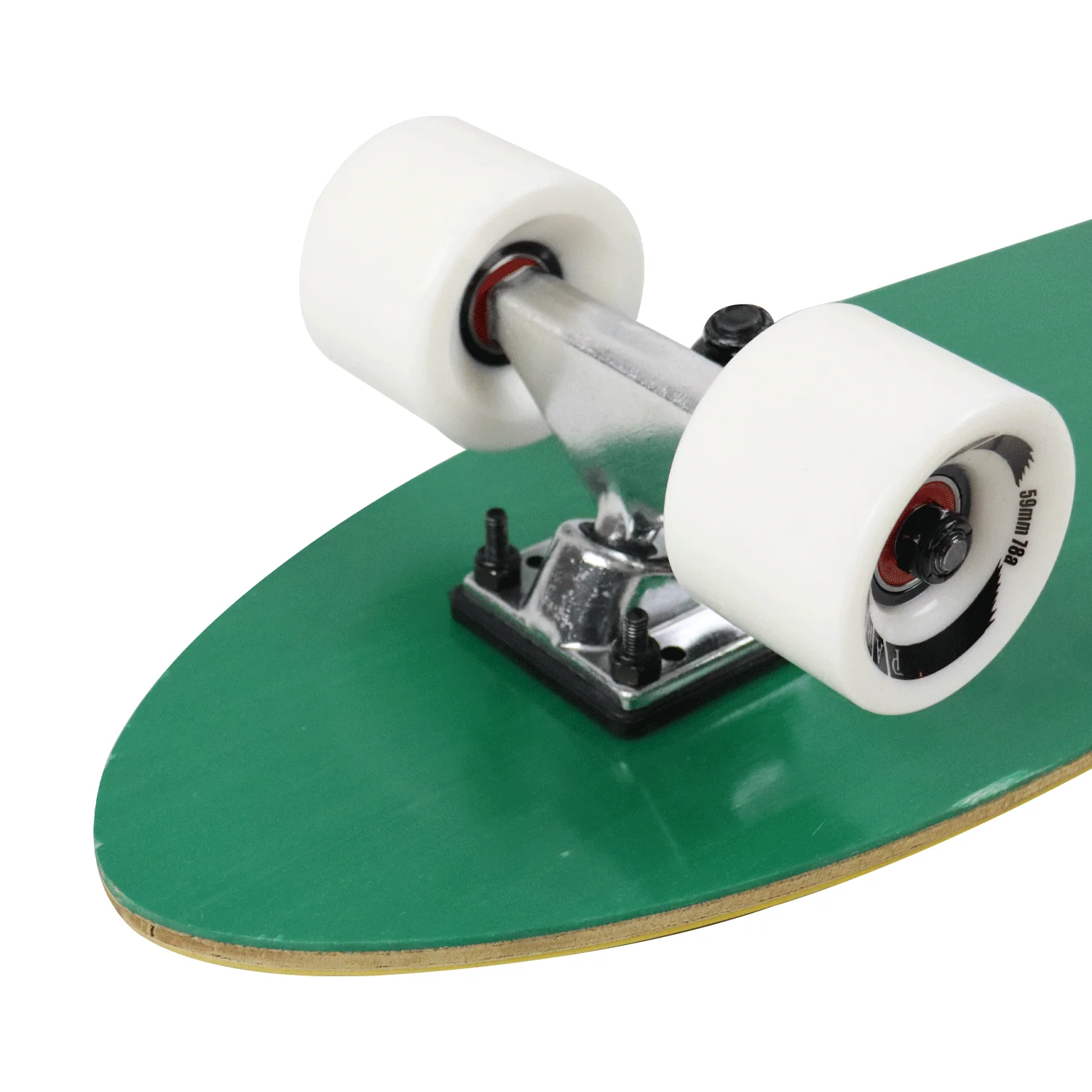 Vintage NOS 1970s MPI Old School Skateboard Complete Fiberglass 29" Round Nose - Image 4