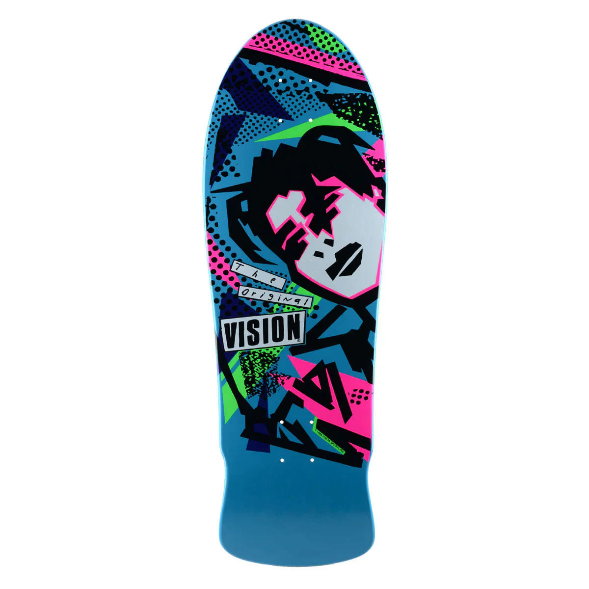 Vision Skateboard Complete Original Gonz Blue/Pink 10" x 30" Old School - Image 2