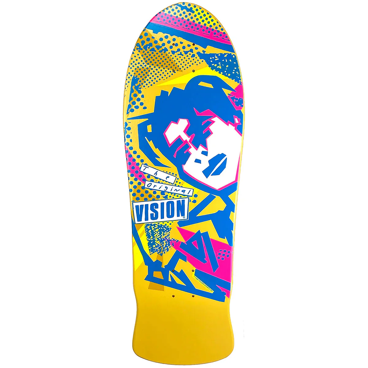 Vision Skateboard Complete Original Gonz Yellow 10" x 30" Old School - Image 2