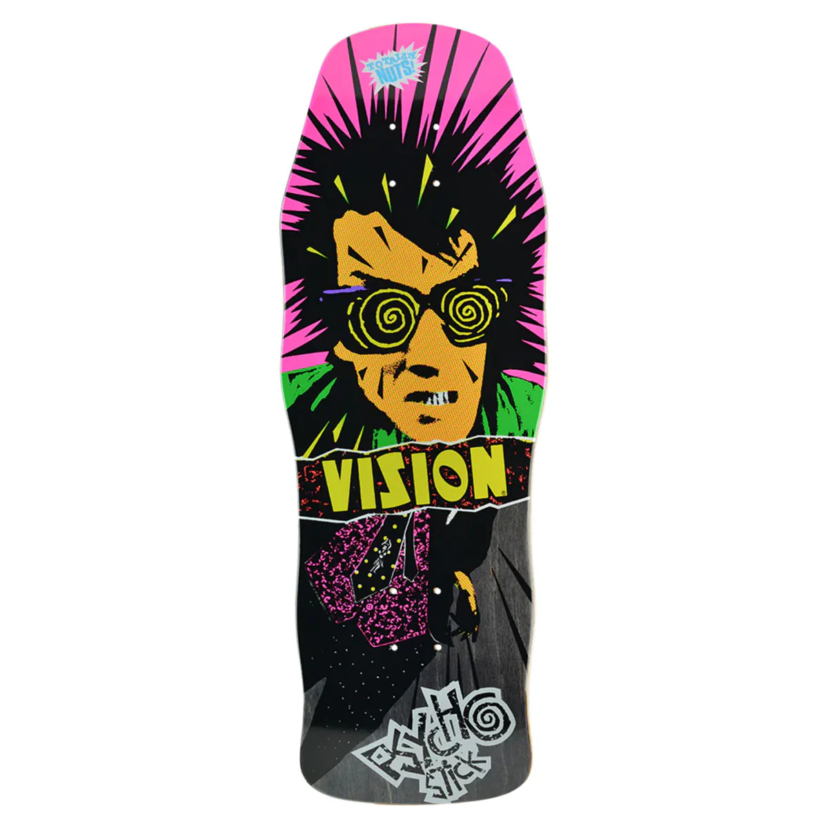 Vision Skateboard Deck Original Psycho Stick Black Stain 10" x 30" Old School