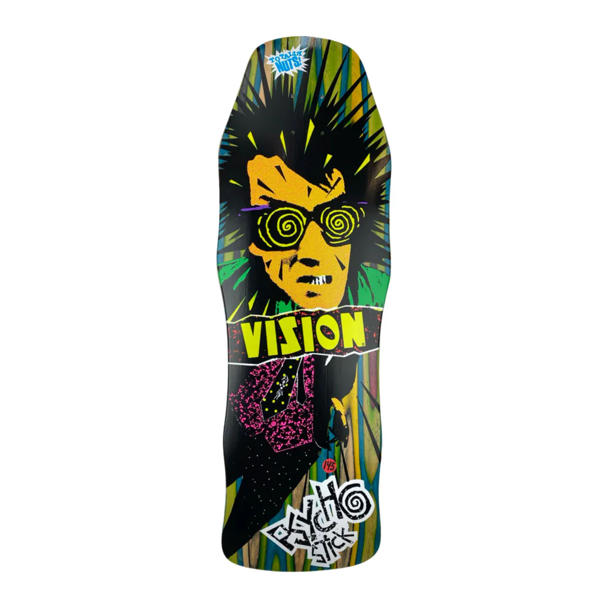 Vision Skateboard Deck Swirl OG Psycho Stick Swirl 10" x 30" Old School