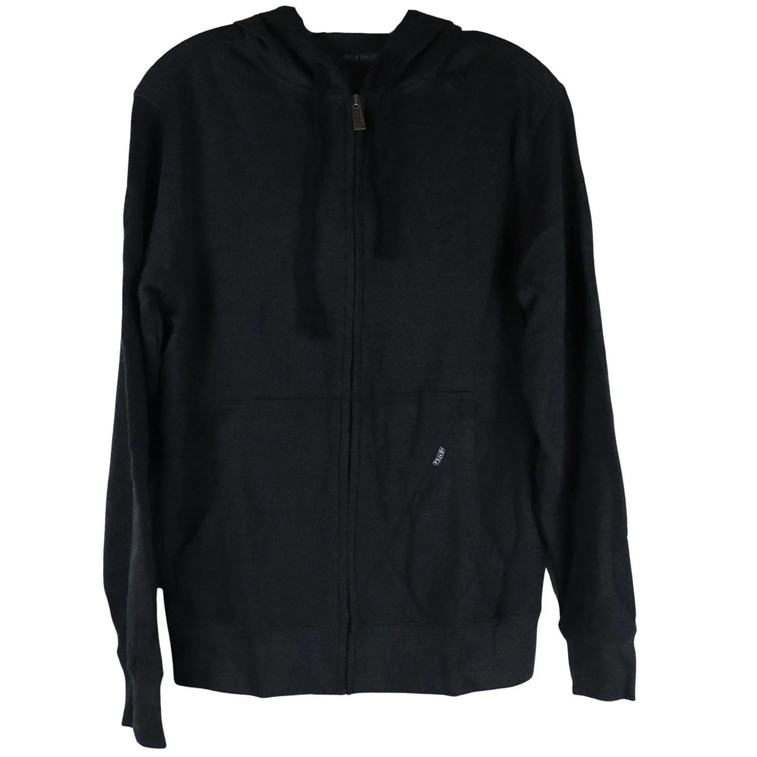 Volcom Skateboard Hoodie Slapdit Slim Zip Black/Black