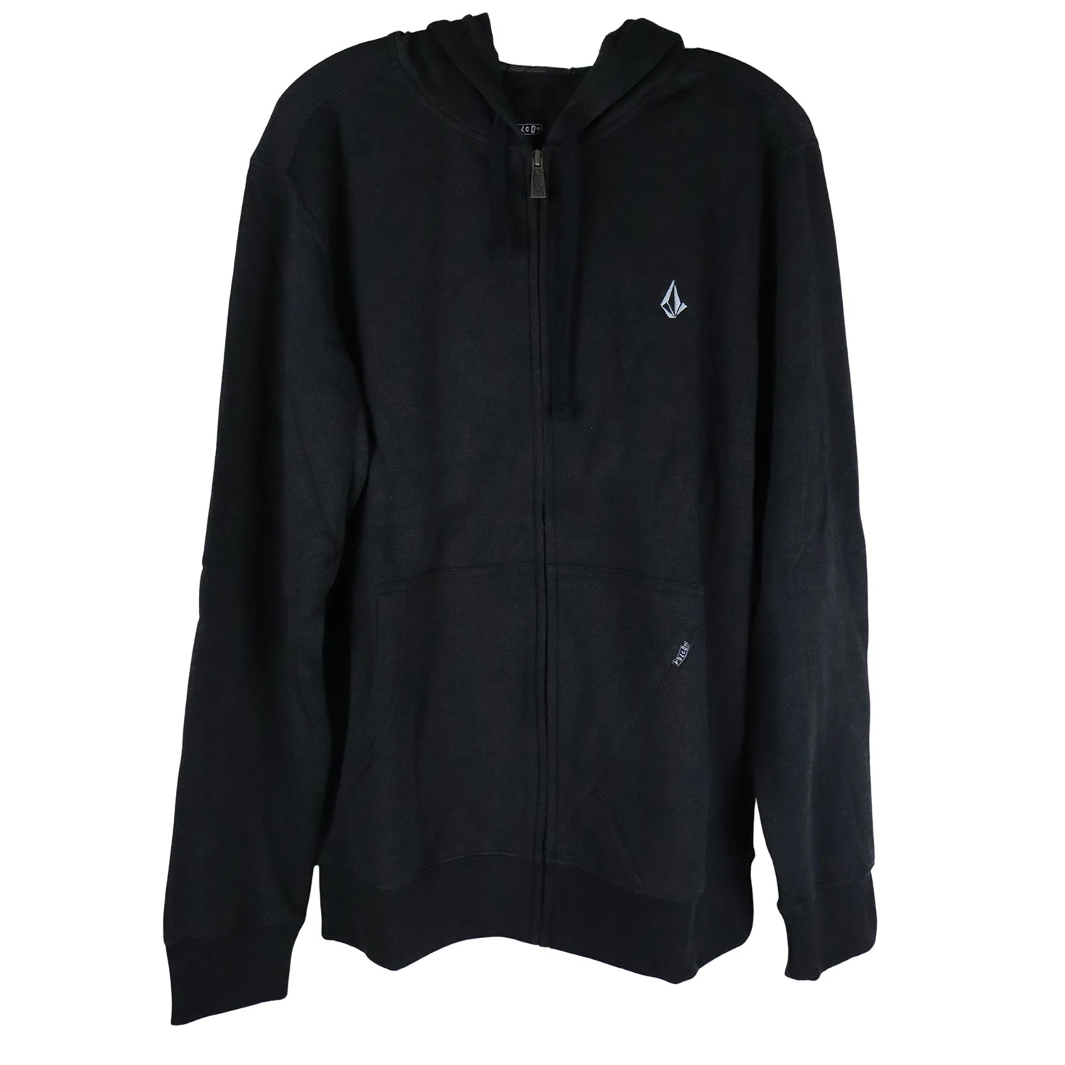 Volcom Skateboard Hoodie Slapdit Slim Zip Charcoal/Silver