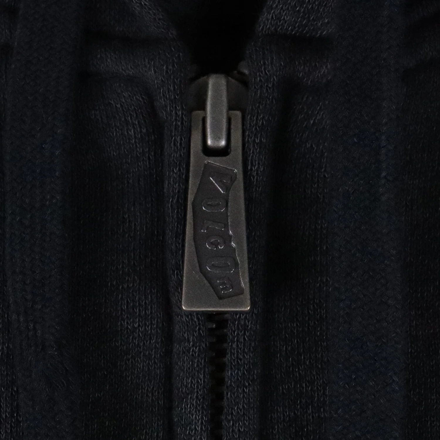Volcom Skateboard Hoodie Slapdit Slim Zip Charcoal/Silver - Image 3