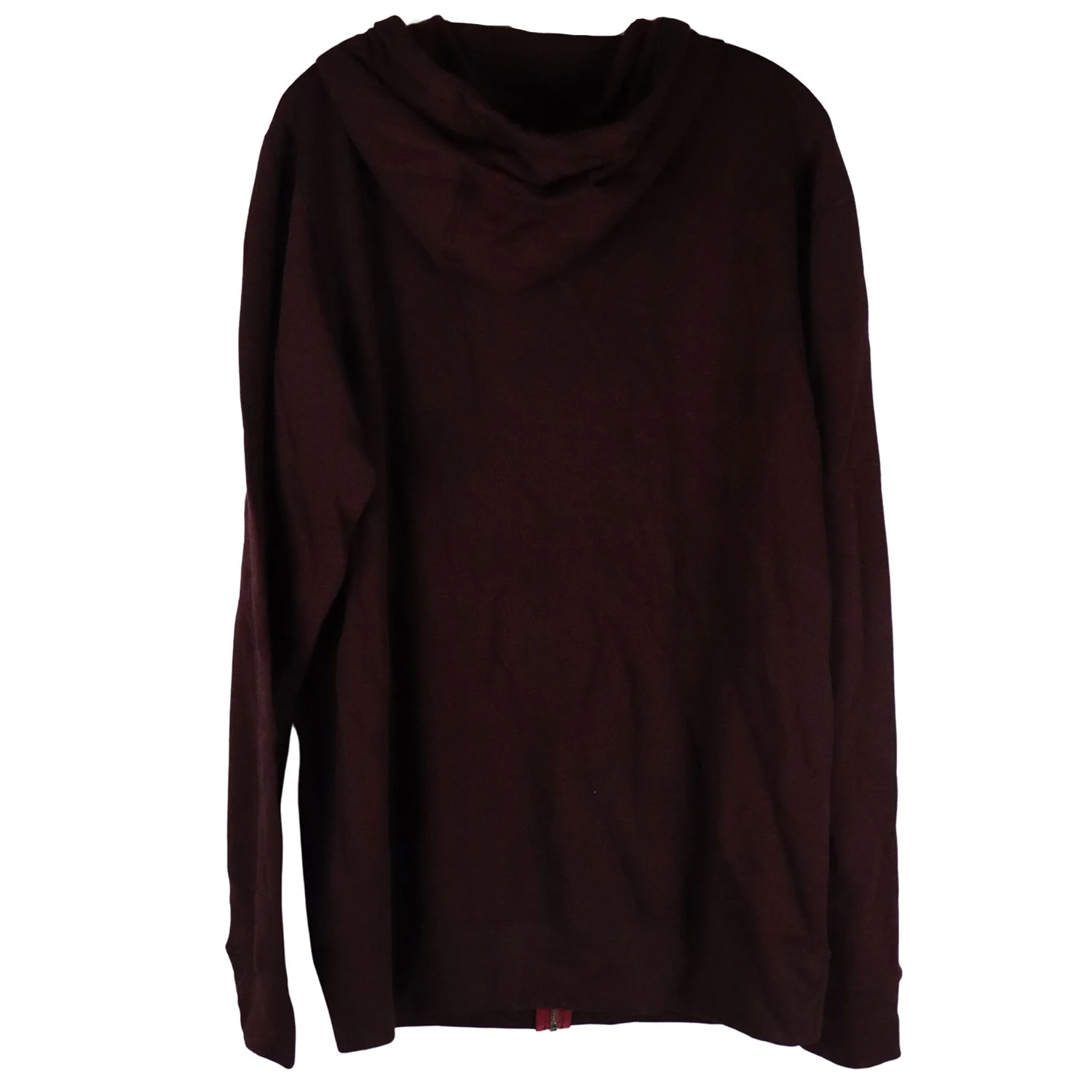 Volcom Skateboard Hoodie Slapdit Slim Zip Maroon - Image 2