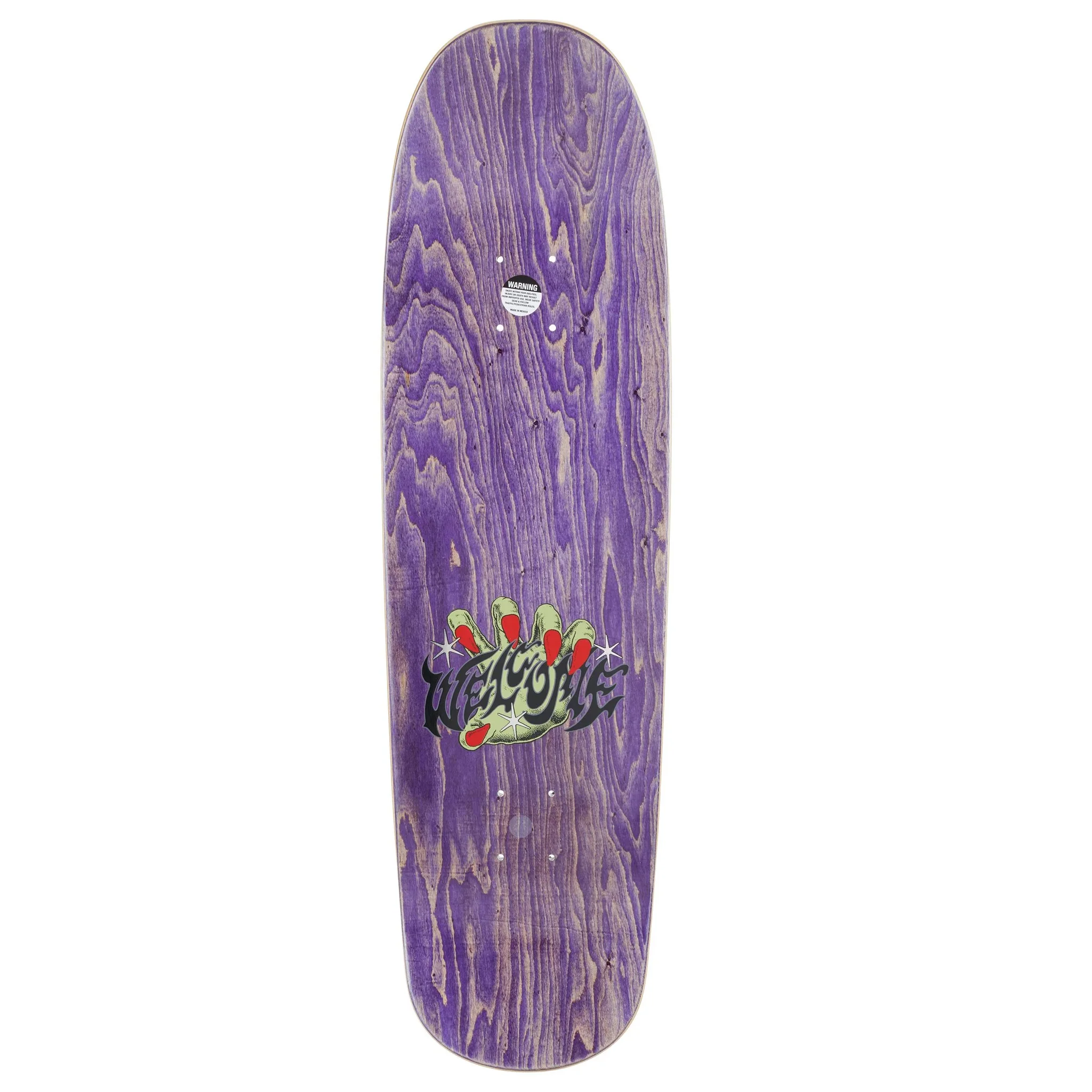 Welcome Skateboard Complete Jake Yanko Wilted on Panther White 9.0" x 32.5" - Image 2