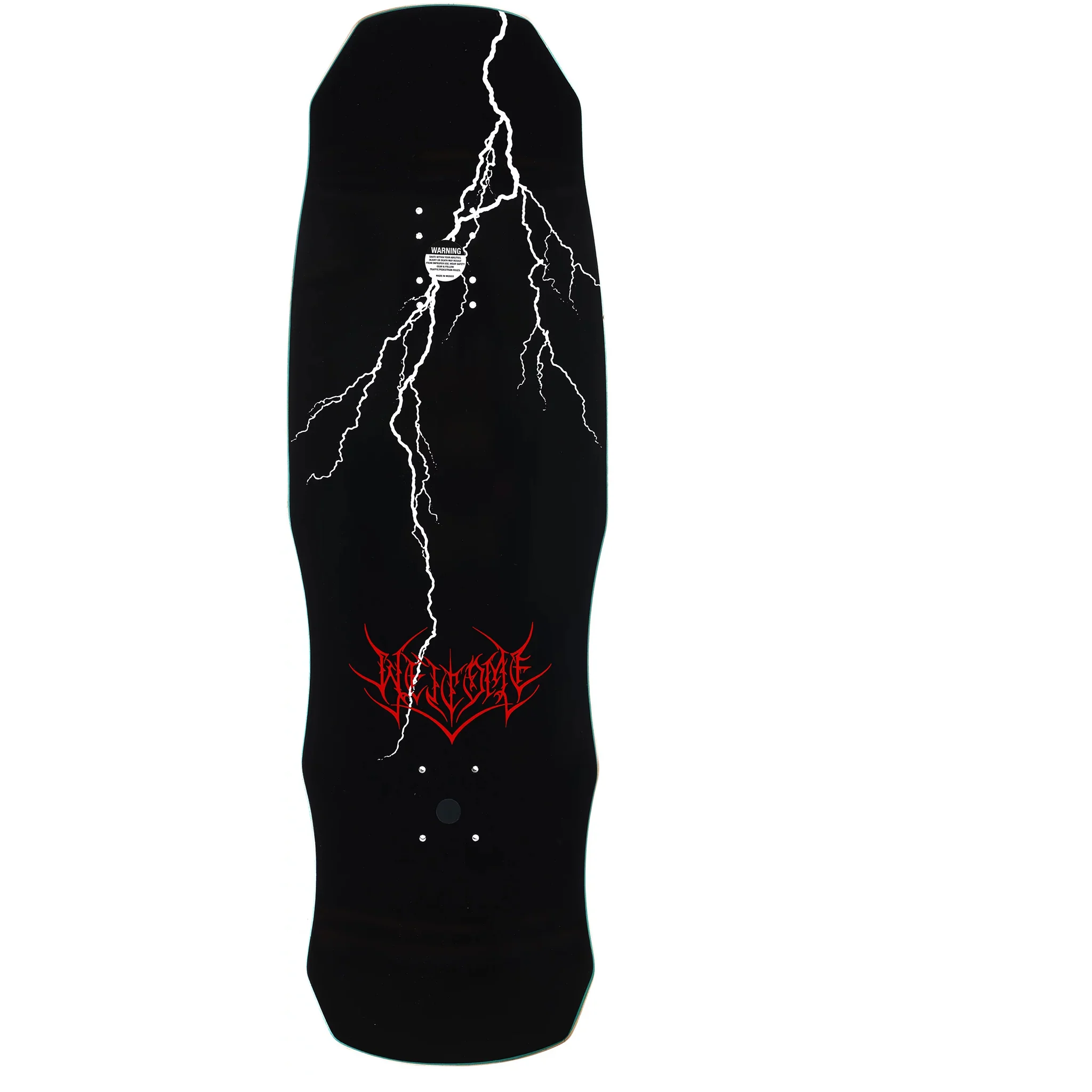Welcome Skateboard Complete Rapture on Dark Lord Gold Foil 9.75" x 31.75" - Image 2