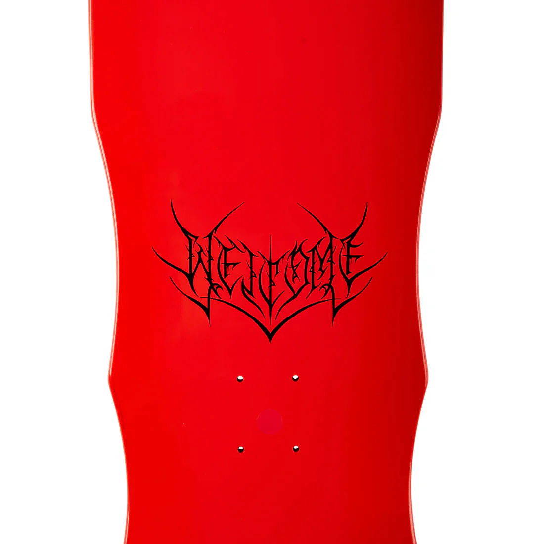 Welcome Skateboard Deck Depths on Dark Lord Red Dip 9.75" x 31.75" - Image 4