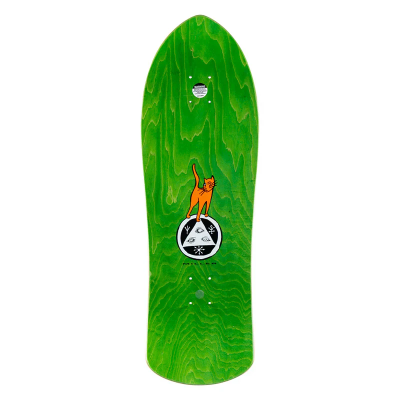 Welcome Skateboard Deck Miller Couple on Crossbone Assorted 10" x 30" - Image 3