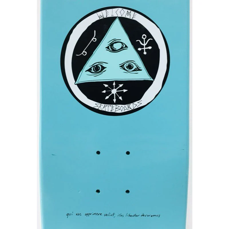 Welcome Skateboard Deck Sloth on Phoenix Teal 8.0" x 32" - Image 3