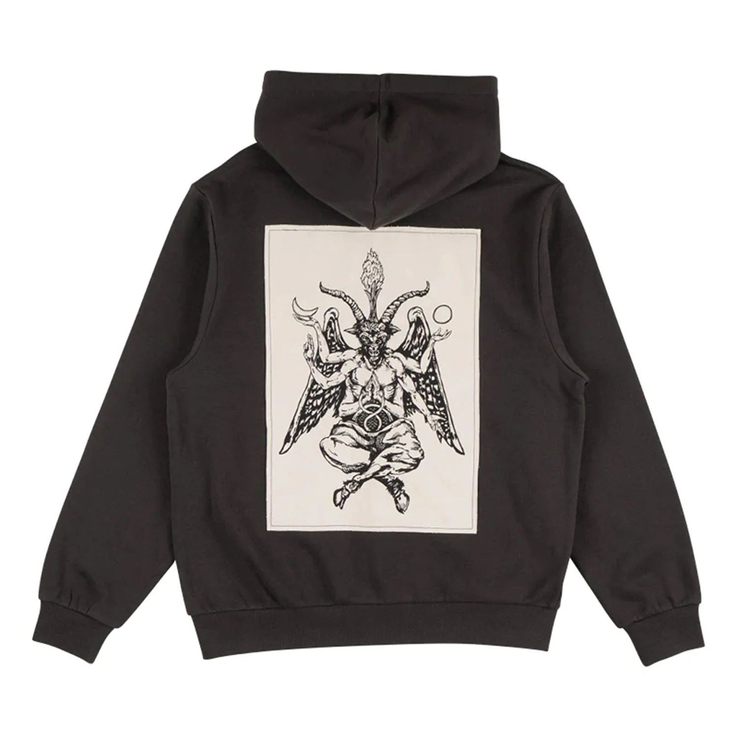 Welcome Skateboards Hoody Bapholit Zip Up Back Patch Vintage Black