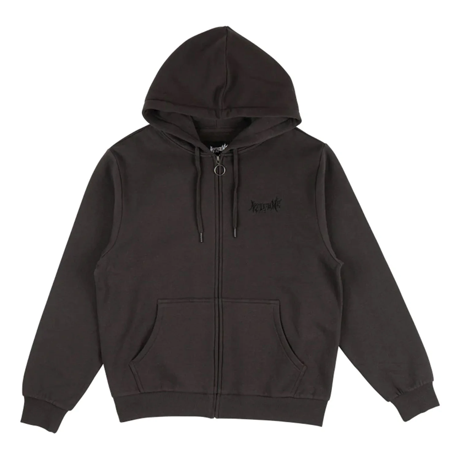 Welcome Skateboards Hoody Bapholit Zip Up Back Patch Vintage Black - Image 2