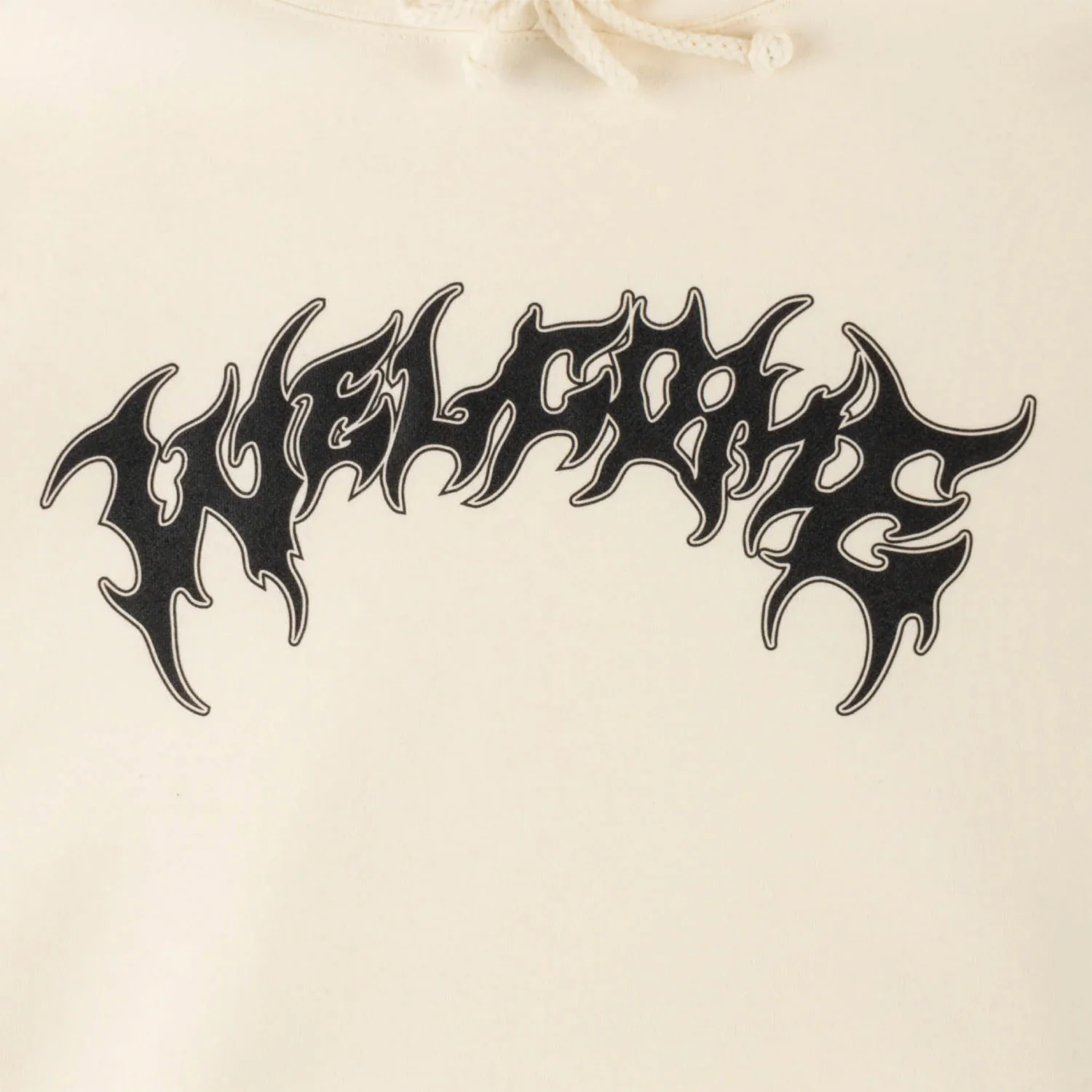Welcome Skateboards Hoody Big Barb Bone/Black - Image 2