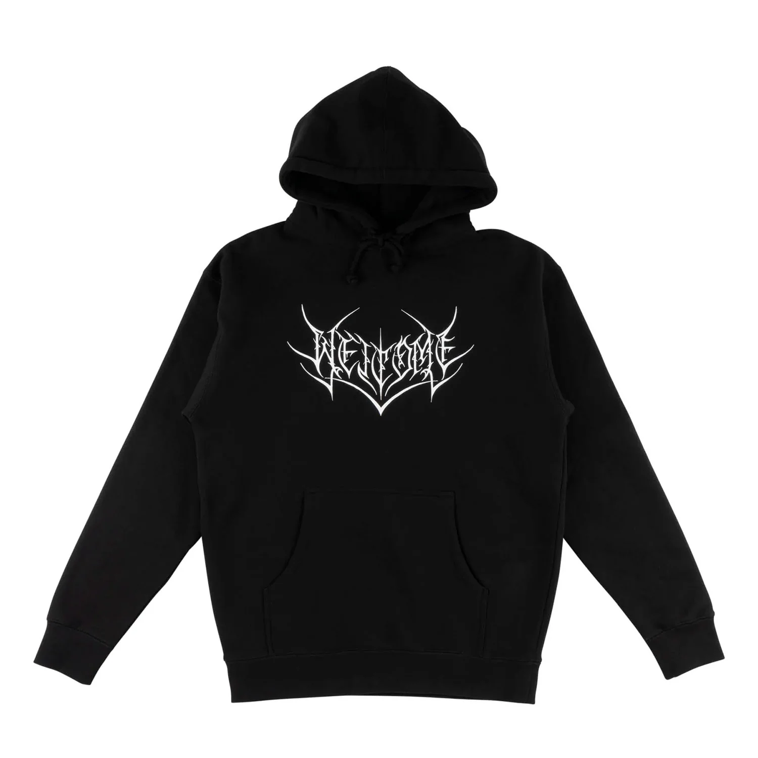 Welcome Skateboards Hoody Big Splinter Black/White